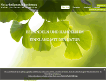 Tablet Screenshot of naturheilpraxis-buchenau.de